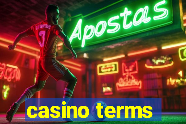 casino terms