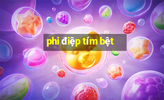 phi điệp tím bệt