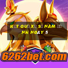 kết quả Xổ Số Nam Định ngày 5