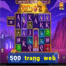 500 trang web của Color