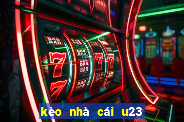 kèo nhà cái u23 châu á