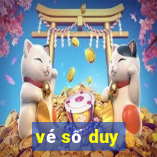 vé số duy