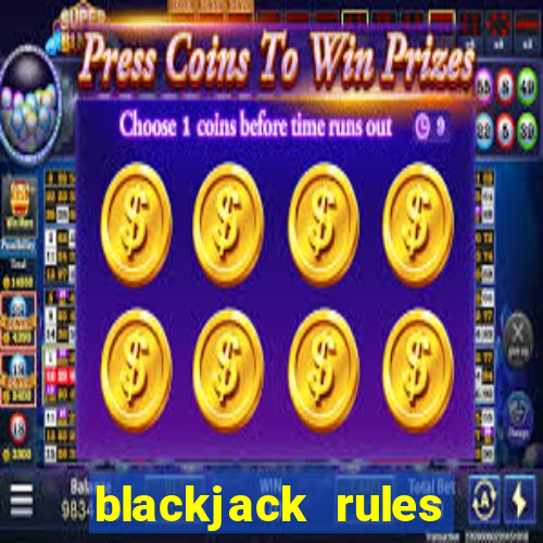 blackjack rules cheat sheet