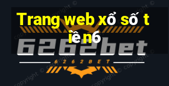 Trang web xổ số tiền6