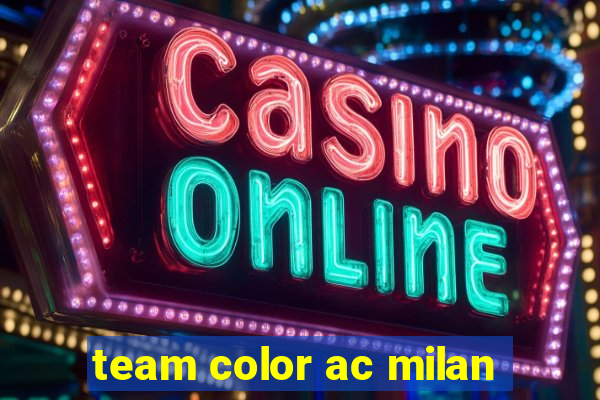 team color ac milan