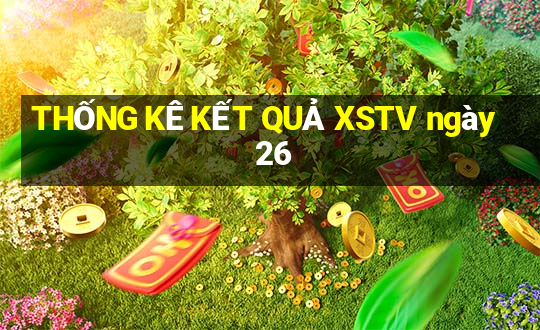 THỐNG KÊ KẾT QUẢ XSTV ngày 26