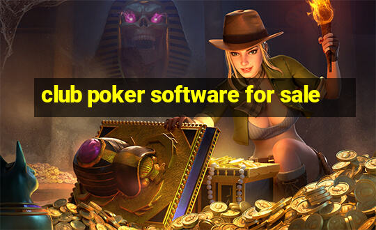 club poker software for sale