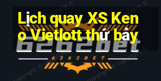 Lịch quay XS Keno Vietlott thứ bảy