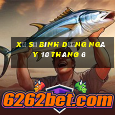 xổ số bình dương ngày 10 tháng 6