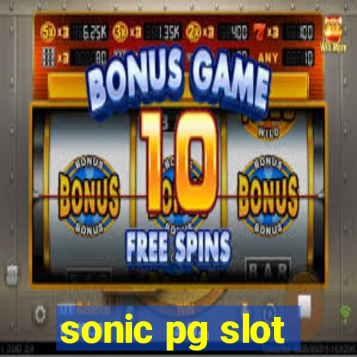 sonic pg slot