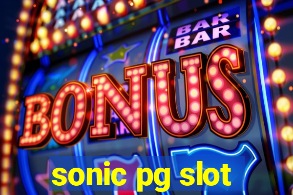 sonic pg slot