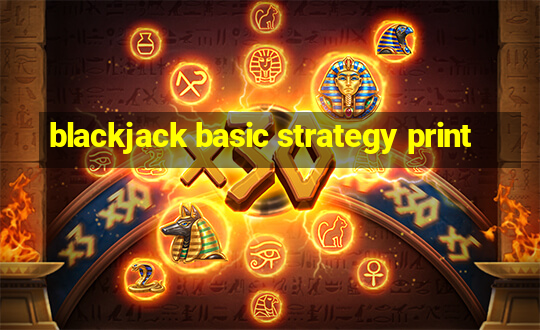 blackjack basic strategy print