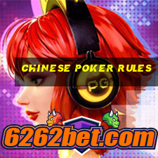 chinese poker rules