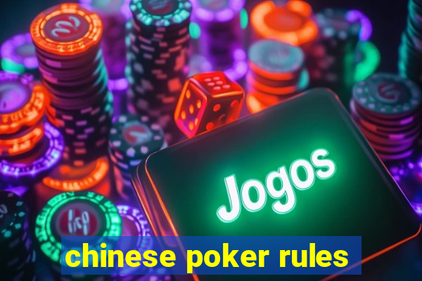 chinese poker rules