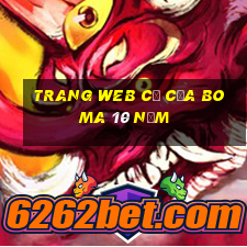 Trang web cũ của Boma 10 năm