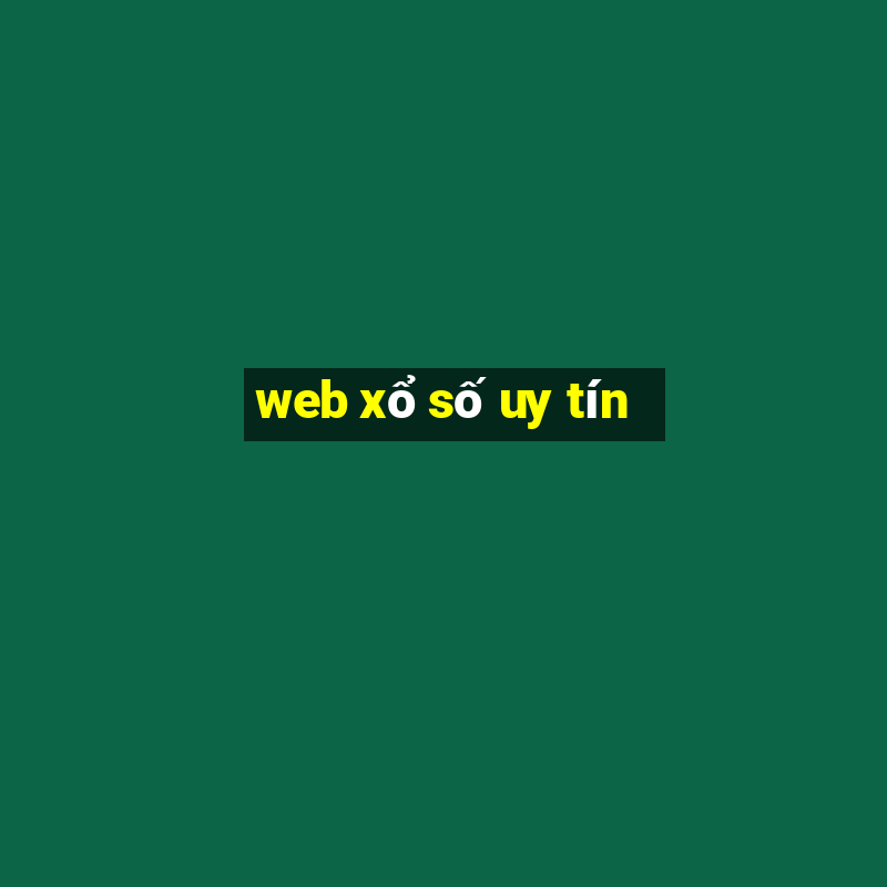 web xổ số uy tín