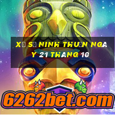 xổ số ninh thuận ngày 21 tháng 10