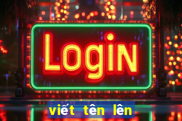 viết tên lên áo bóng đá online