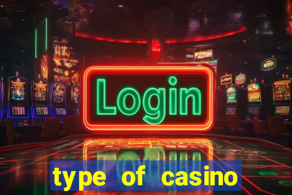 type of casino table games