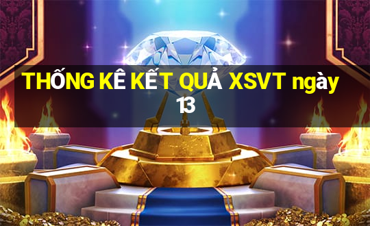 THỐNG KÊ KẾT QUẢ XSVT ngày 13