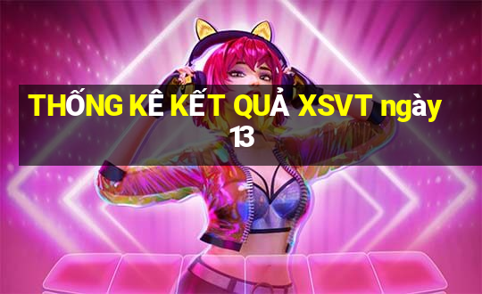 THỐNG KÊ KẾT QUẢ XSVT ngày 13