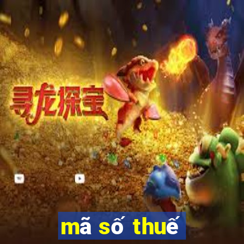 mã số thuế