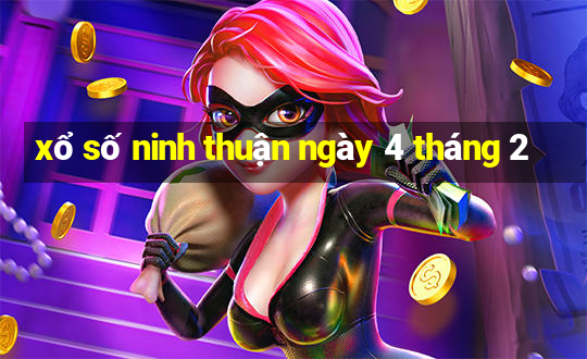 xổ số ninh thuận ngày 4 tháng 2