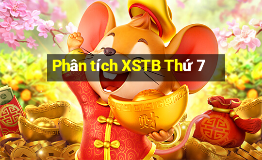 Phân tích XSTB Thứ 7