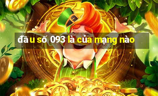 đầu số 093 là của mạng nào