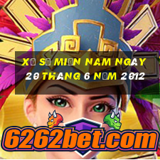 xổ số miền nam ngày 20 tháng 6 năm 2012