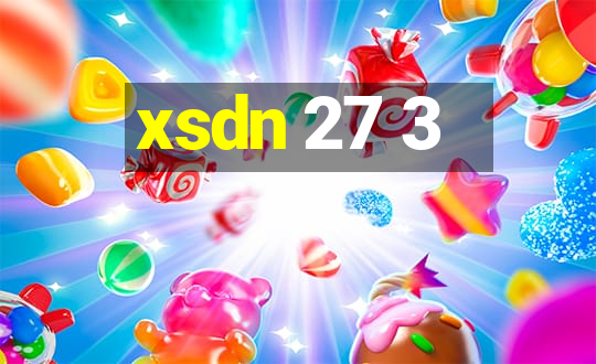 xsdn 27 3