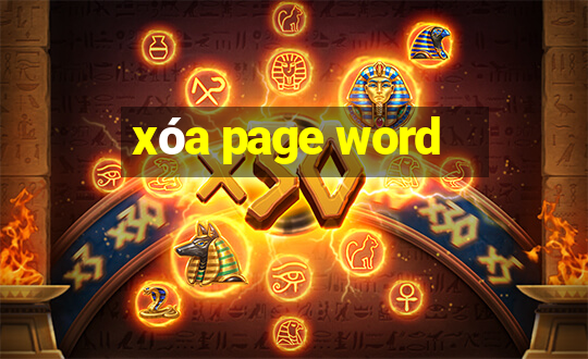 xóa page word