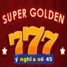 ý nghĩa số 45