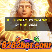 xổ số ngày 25 tháng 01 năm 2024