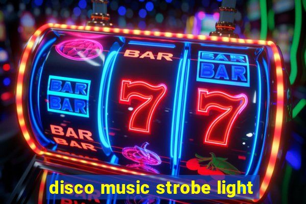 disco music strobe light