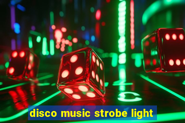 disco music strobe light