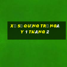 xổ số quảng trị ngày 1 tháng 2