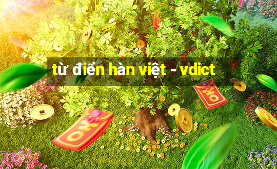 từ điển hàn việt - vdict