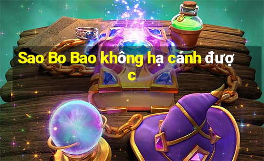 Sao Bo Bao không hạ cánh được