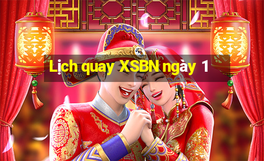 Lịch quay XSBN ngày 1