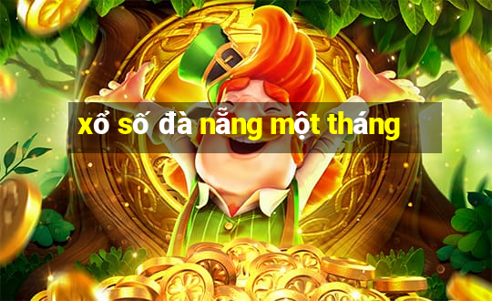 xổ số đà nẵng một tháng