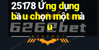 25178 Ứng dụng bầu chọn một màu