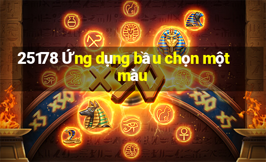 25178 Ứng dụng bầu chọn một màu