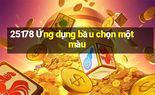 25178 Ứng dụng bầu chọn một màu