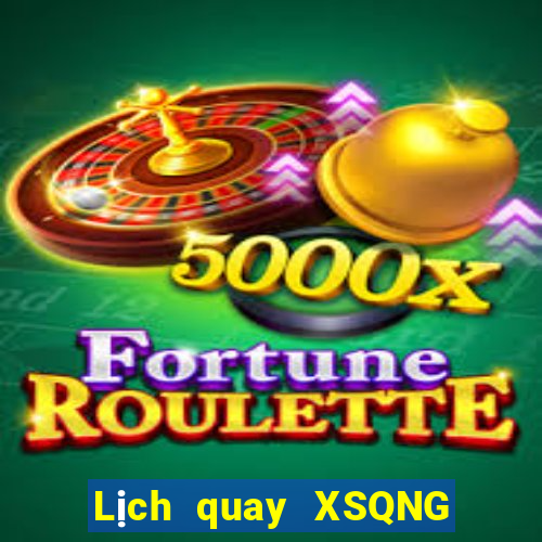 Lịch quay XSQNG ngày 4