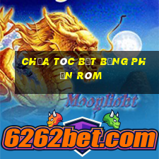 chữa tóc bết bằng phấn rôm