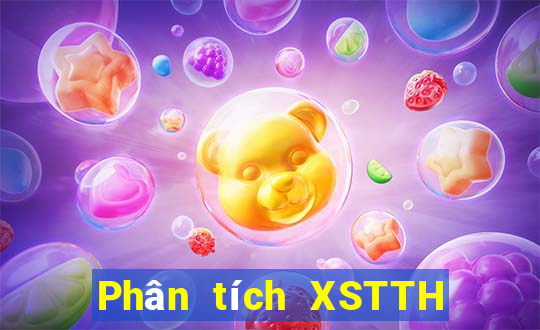 Phân tích XSTTH ngày 1