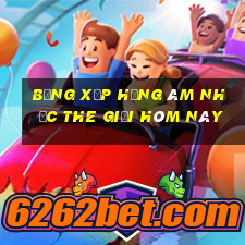 bảng xếp hạng âm nhạc the giới hôm này