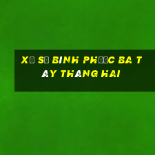 xổ số bình phước ba tây tháng hai