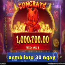 xsmb loto 30 ngay